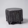Round table black design cloth 1