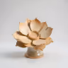 Golden lotus small stand 12 inch 2