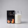 Glass candle 6 inch 1