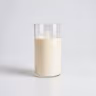Glass candle 6 inch 2
