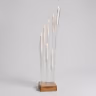Acrlic candle stand 5 arms 1