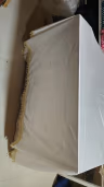 Square table white cloth 2