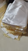 Square table white cloth 3