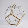 Glass hanging octagle shape 1