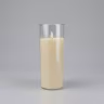 Glass candle..8 inch 2