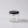 Glass pot round 3 inch 2