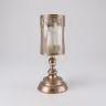 Golden round candle stand 2