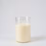 Glass candle, 5 inch 1