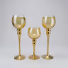 Candle holder golden stand premium 1.5ft 1