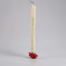 Hangings mala white&red1.5ft 3