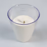 Glass candle 4 inch 1