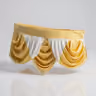 Border frill white& gold 2